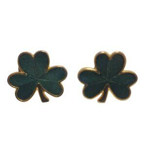 Hallmark Green Shamrock Earrings St Patrick's Day Irish Ireland
